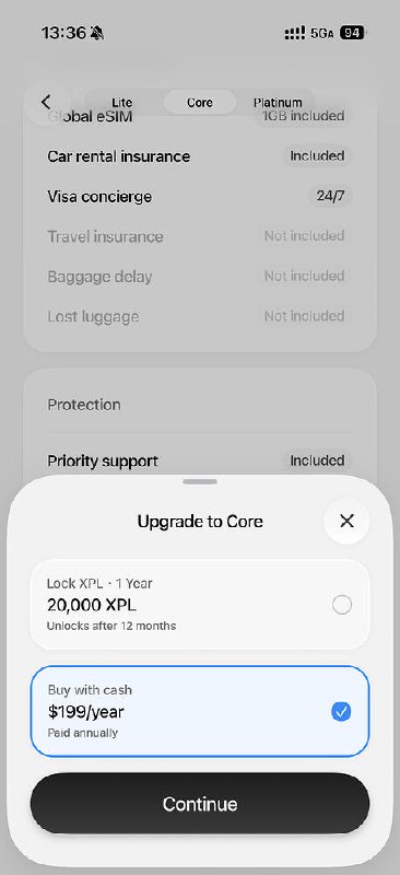 Plasma Core版升级提示截图