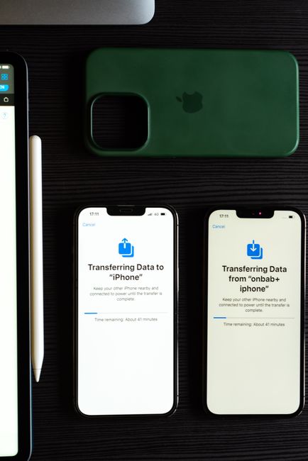 手机数据迁移示意图