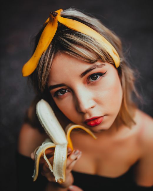Banana 生成的卡通风格头像示例