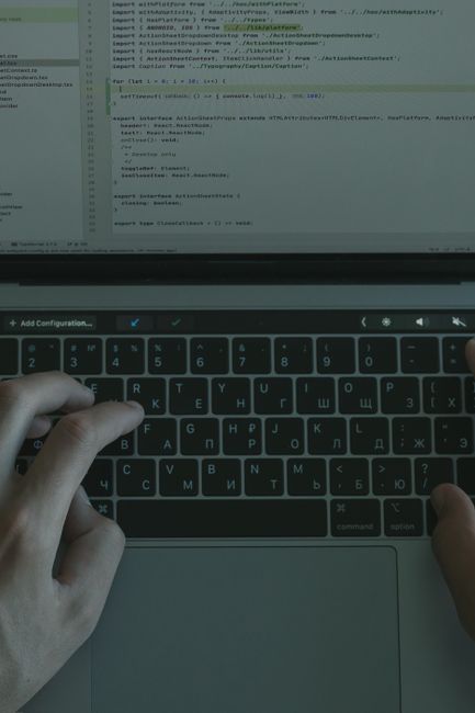 Developer integrating API keys into a project