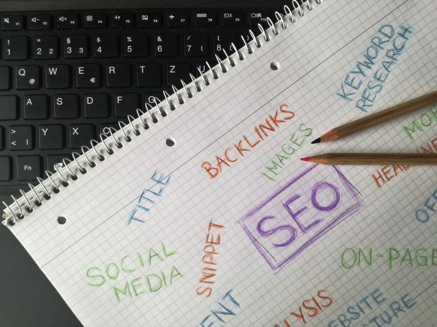 SEO 优化概念图