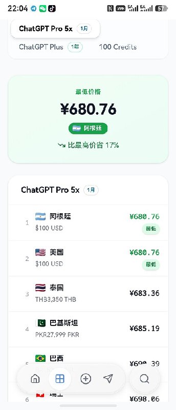 菲律宾国家代充成本对比