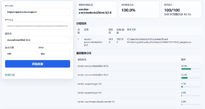 开源项目界面