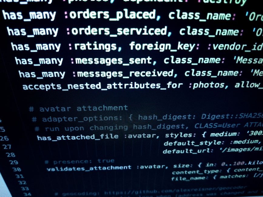 Server purchase script running on a computer screen