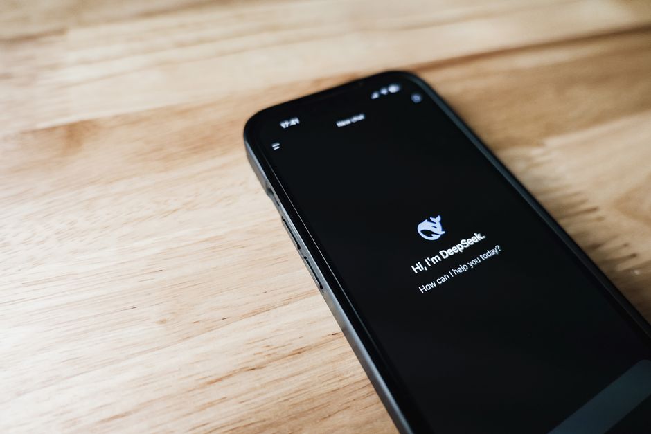 DeepSeek App 上传图片并进行交互的界面演示