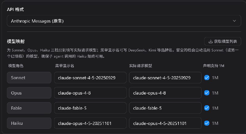 关于 Claude Code Desktop 配置问题的截图