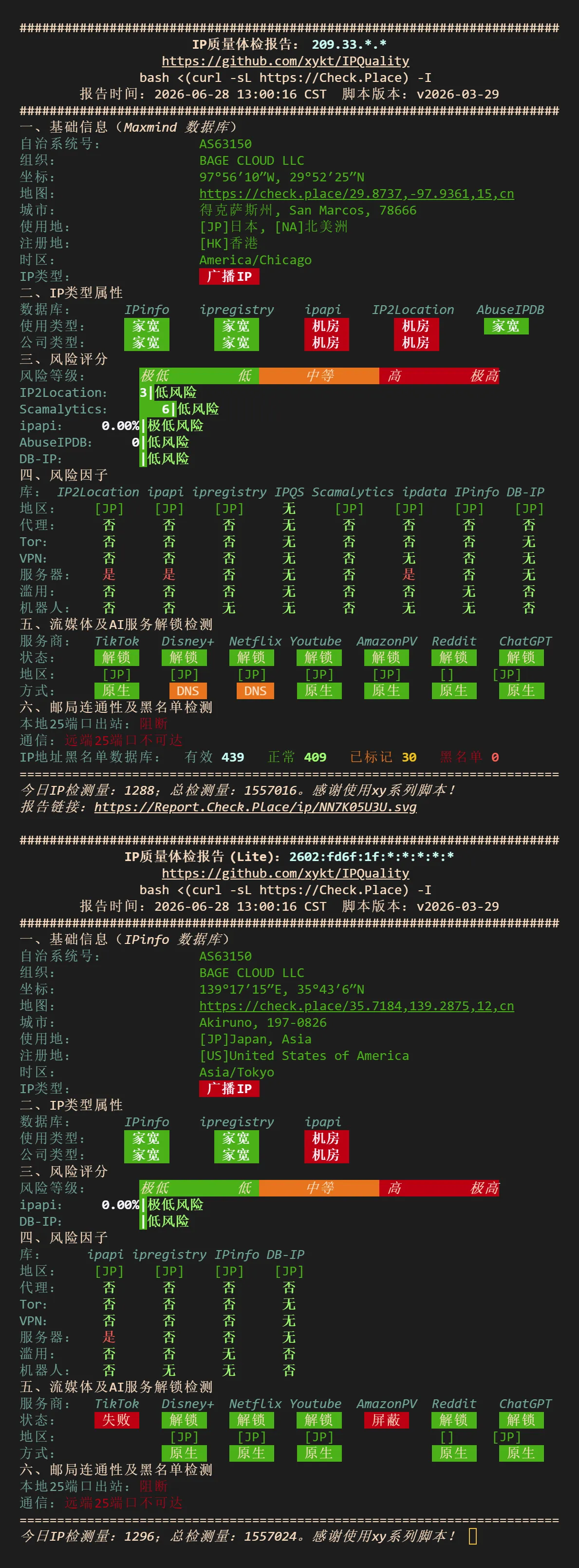 网络延迟测试数据
