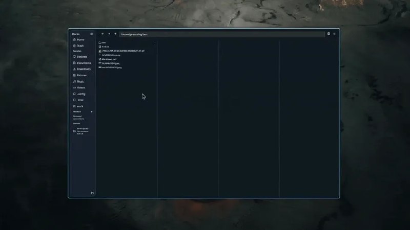 File Manager V0.1.0 界面预览