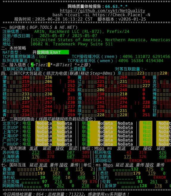 RackNerd VPS配置截图