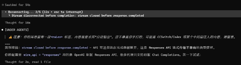 Claude Code检测到标签注入的界面截图