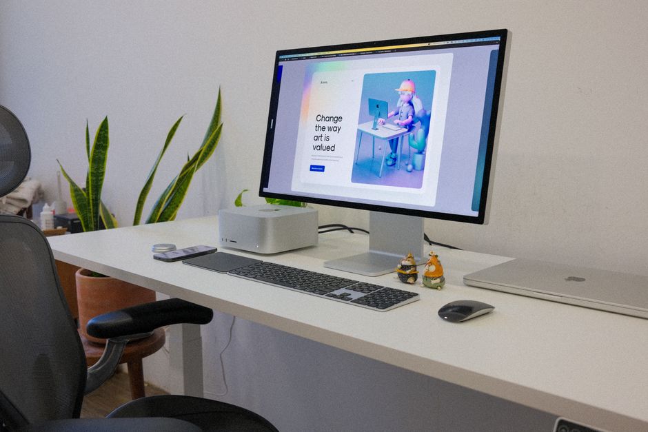 Mac mini M4 主机外观图