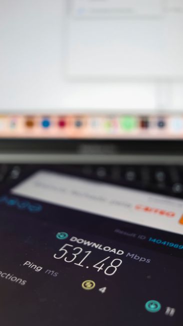 网络延迟测试结果示意图