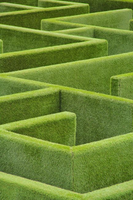 A visual representation of a complex maze or chaotic network, symbolizing the unpredictable nature of life.