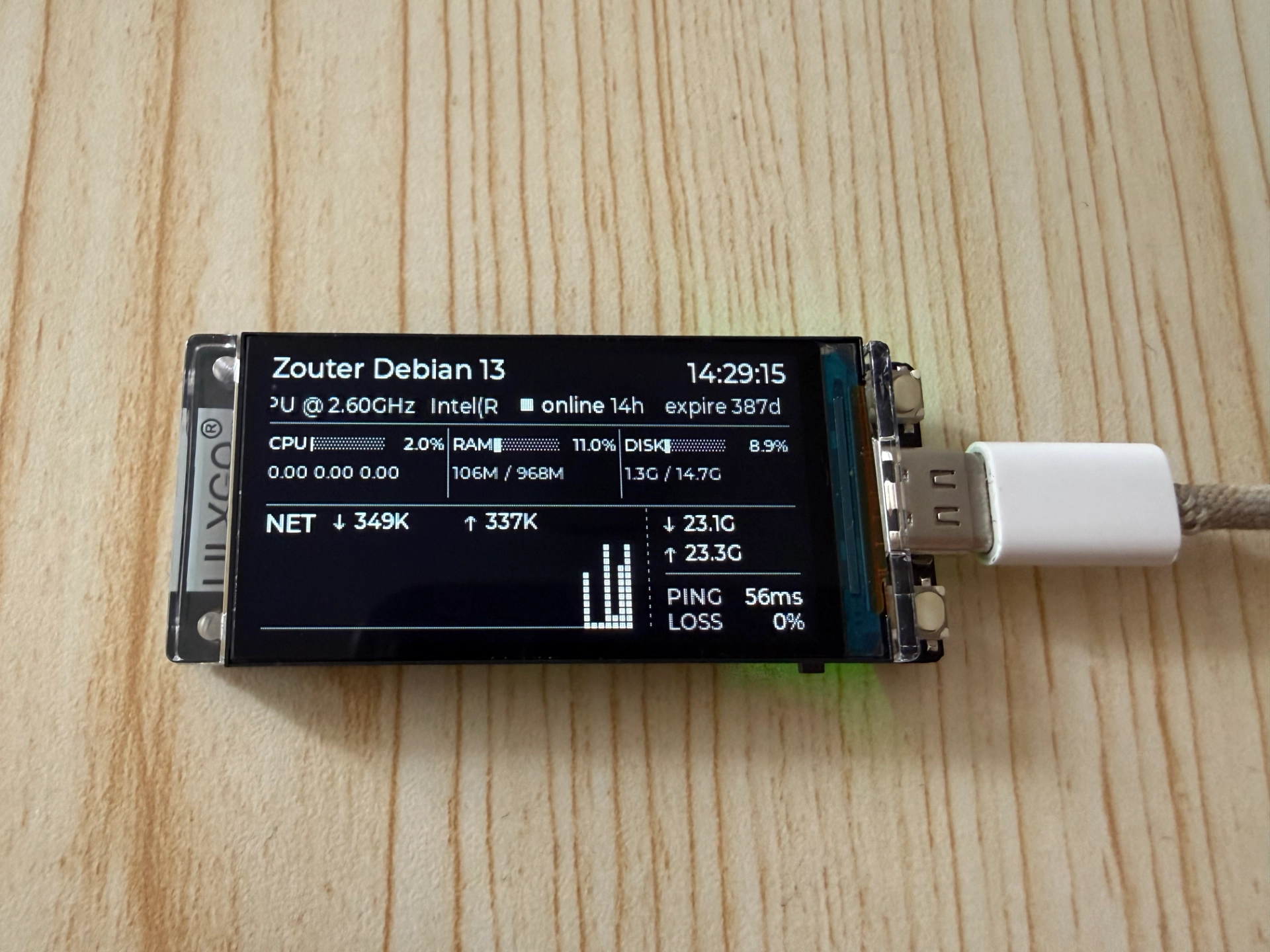 T-Display-S3 实物运行图