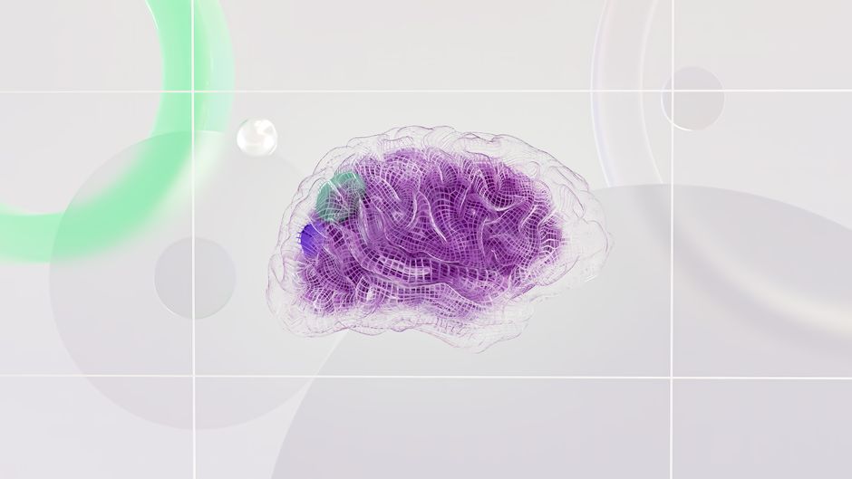 AI technology abstract background