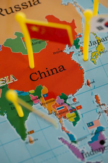 日本东京机房到中国主要城市网络延迟测试图
