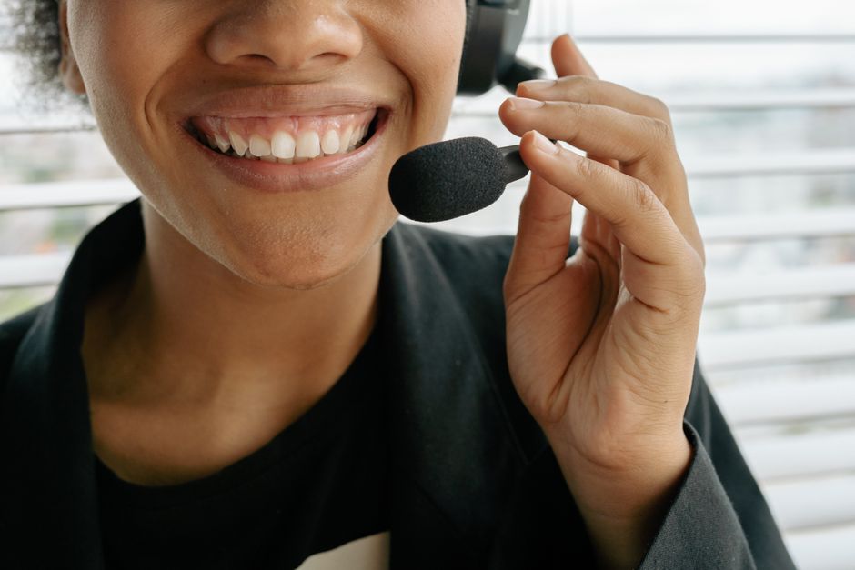 Customer service chat interface