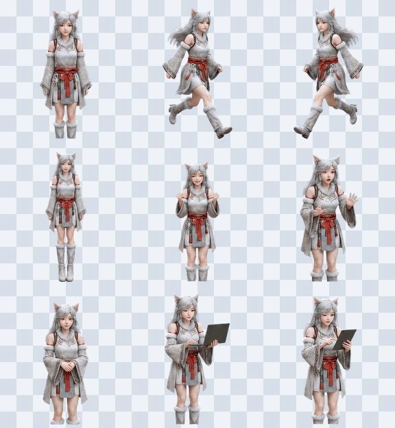 codex pets：银月-人形态