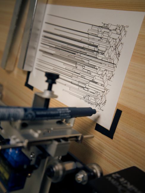 Serial Plotter showing RSSI waveform